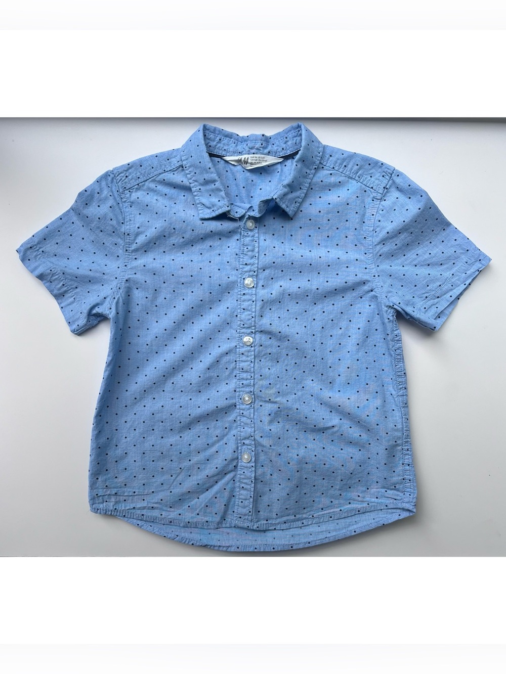 2/$10 H&M Boys short sleeve dress shirt 5-6y